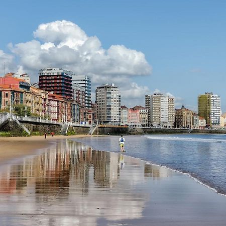 El Primero De Steven - Pegado A Playa De San Lorenzo - Vut-2243-As Gijon Exterior photo